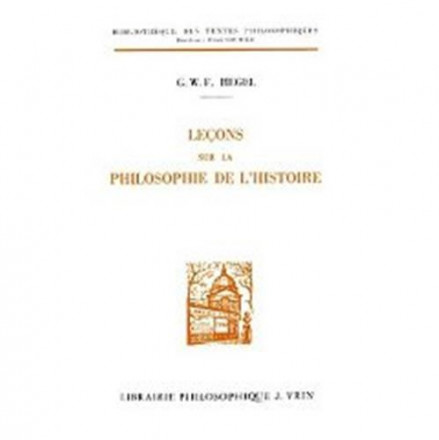 Leçons sur la philosophie de l'histoire