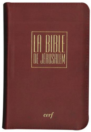 Bible de Jérusalem édition poche