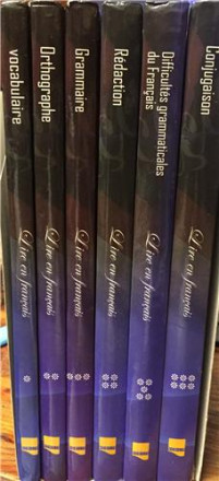 Coffret lire en français 6 tomes (rédaction, orthographe, vocabulaire, conjugaison, difficultés grammaticales du français, grammaire)