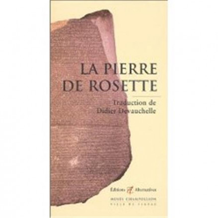 La pierre de rosette