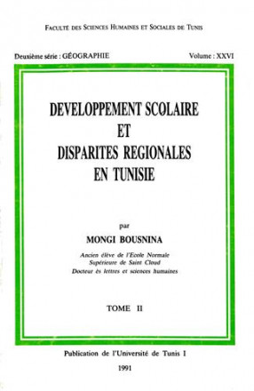 Développement scolaire et disparités régionales en Tunisie