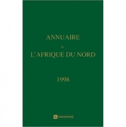 Annuaire de l'Afrique du Nord, numéro 37 1998