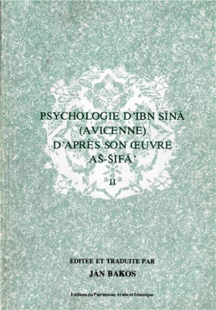 Psychologie d'Ibn Sina (Avicenne) d'après son oeuvre aš Šifāʼ