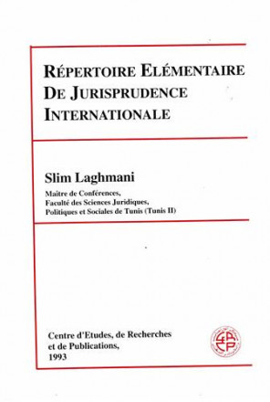 Répertoire élémentaire de jurisprudence internationale