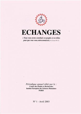 Echanges n°1 avril 200 (arabe français)