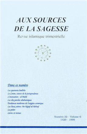 Aux sources de la sagesse n°22 volume 6