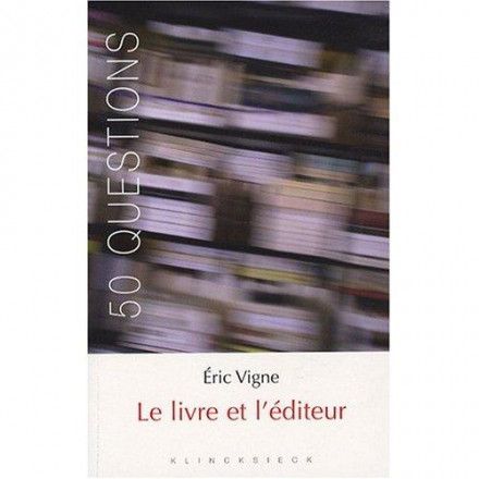 Le livre et l'éditeur 