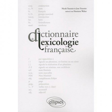 Dictionnaire de lexicologie française