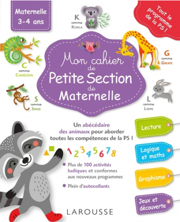 Mon cahier de Petite Section de Maternelle