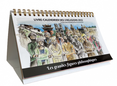 Calendrier des 3 religions 2022: Les grandes figures philosophiques