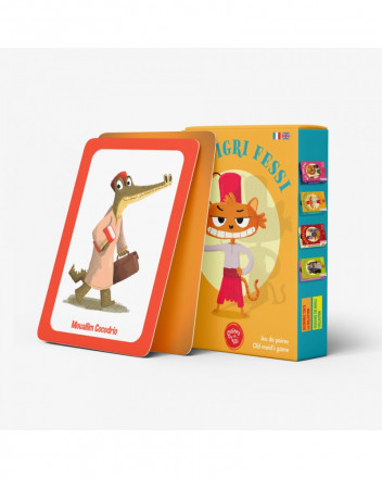 Mistigri Fessi - Jeu de paires (Français - Anglais)