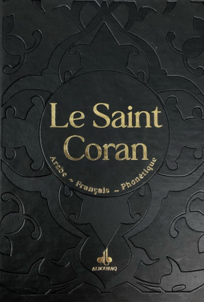 Le Saint Coran (Arabe - Français - Phonétique) 13 x 17 Noir